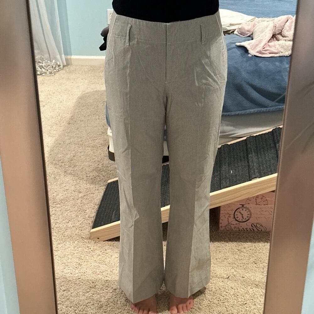 Ann Taylor Loft Pinstripe Trousers size 6