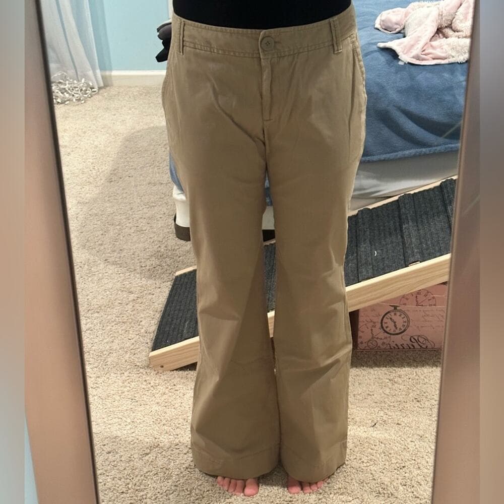 Ann Taylor Loft Signature Khaki Slacks Size 6