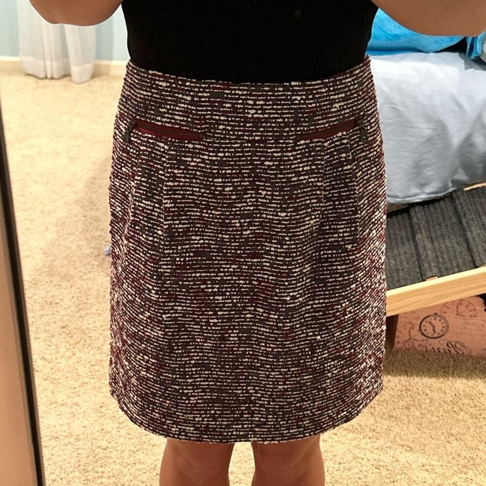 Ann Taylor Loft Tweed Pencil Skirt size 6P