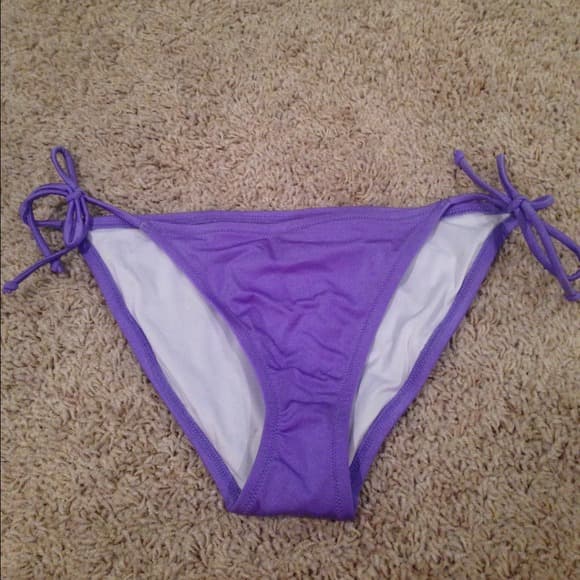 Victoria's Secret Lilac Shimmer Bikini Bottoms