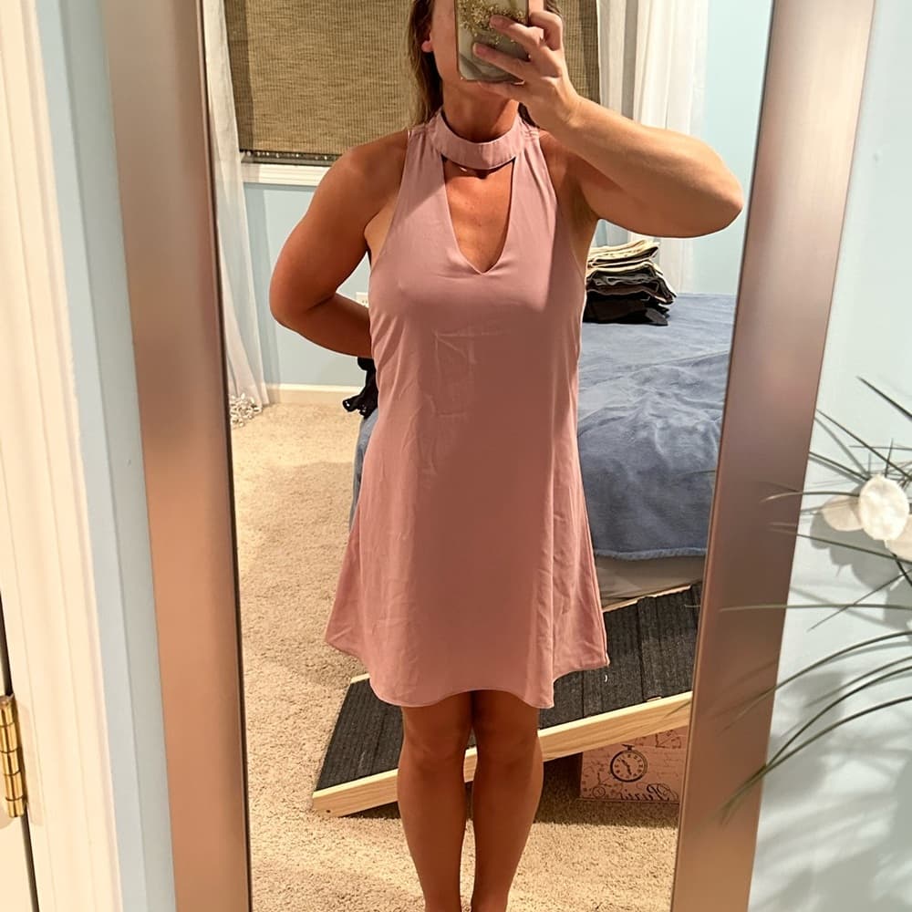 New Lulu's Pink Shift Dress