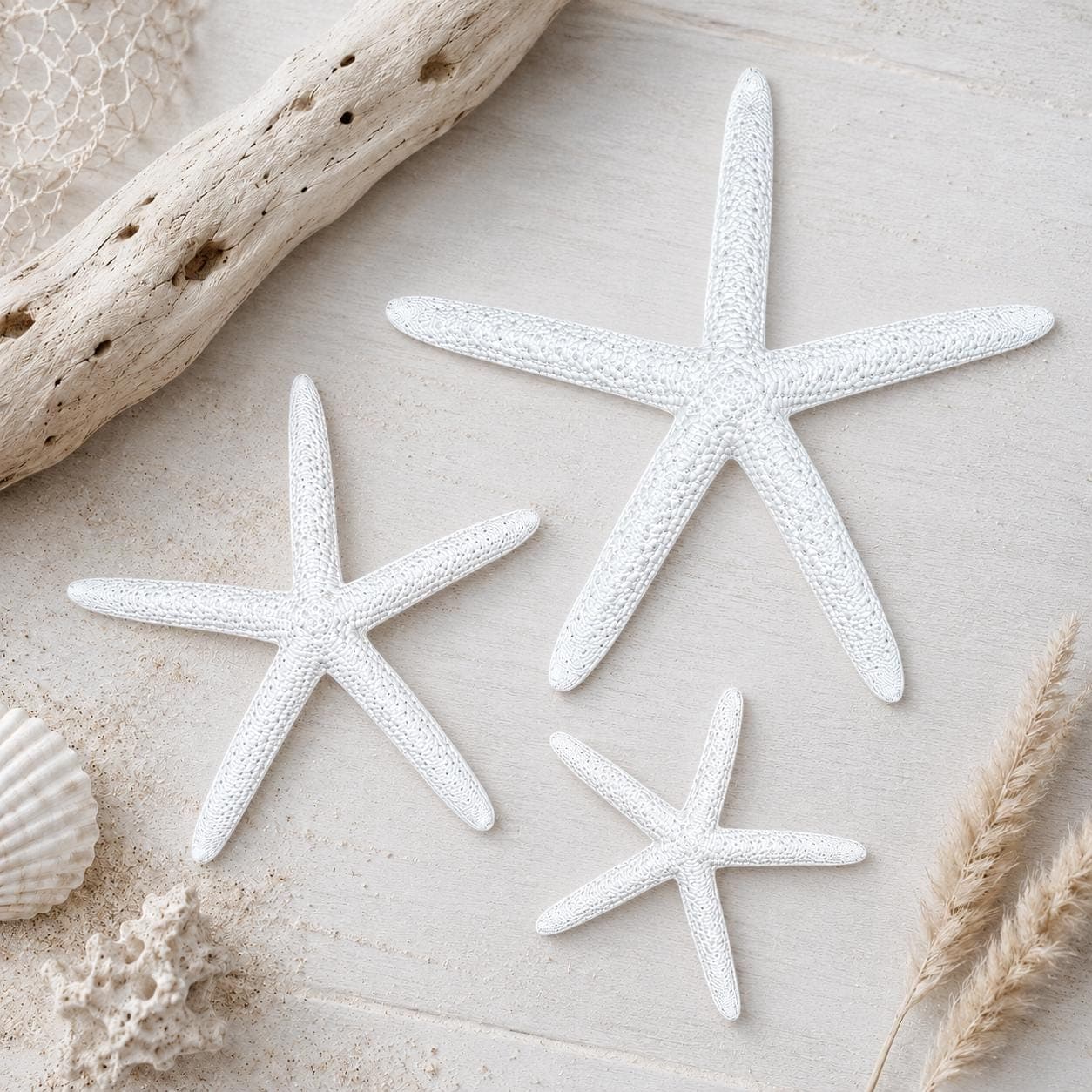 Bulk Wedding Ornament Natural Starfish For Beach Weddings, Coastal Decor & DIY Crafts