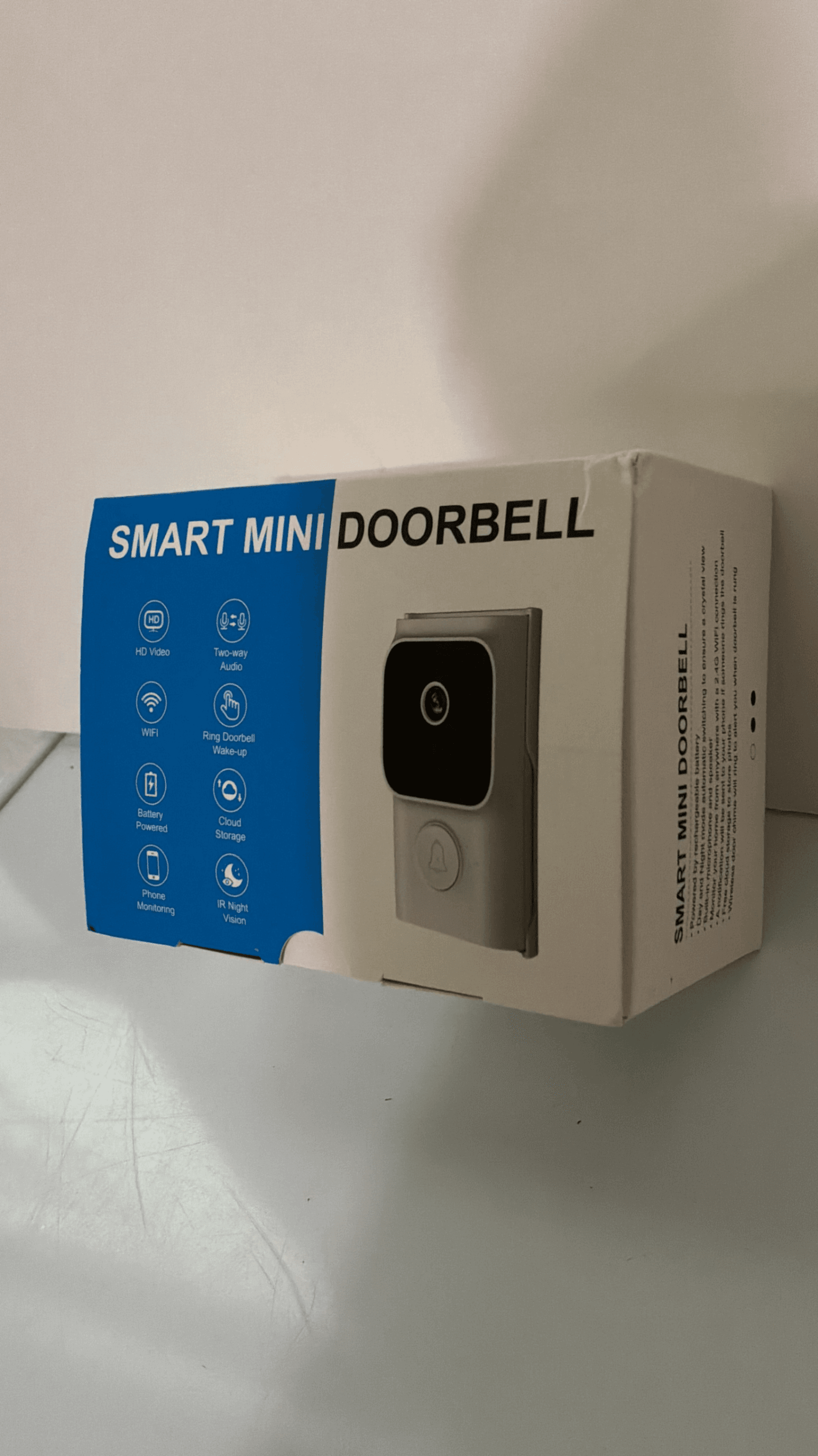 Smart Mini Doorbell with HD Video and Two-Way Audio