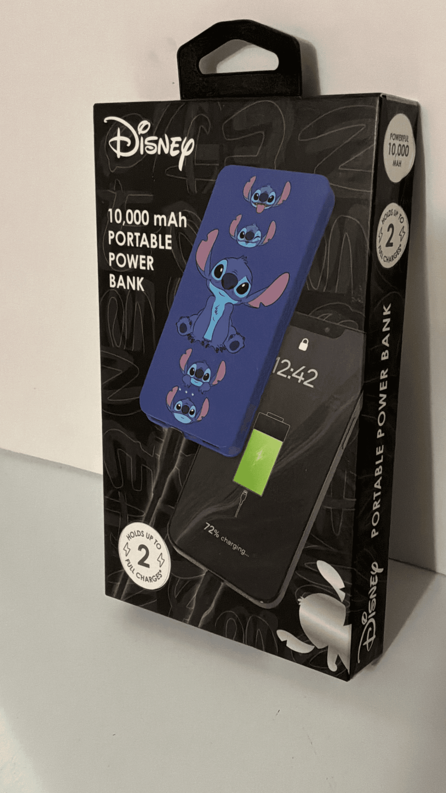 Disney Stitch 10,000 mAh Portable Power Bank