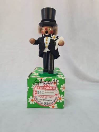 Vintage Steinbach Nutcracker "Groom" Smoker Original Box!