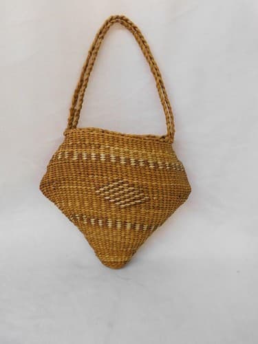 Vintage Native American California Mission Burden Basket