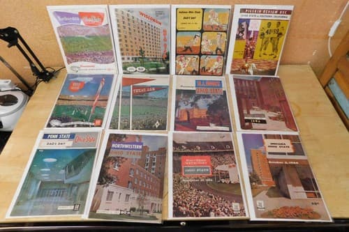 Lot of 17 Ohio State College Football Game Programs from 1962-1964 Collection