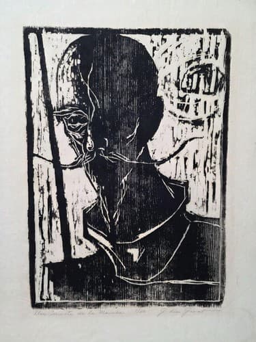 Original Don Quixote De La Mancha Signed & Numbered Woodcut by George De Groat