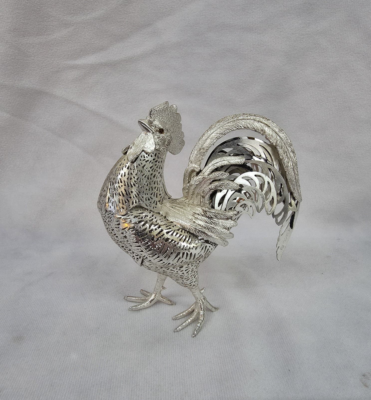 Beautiful Christofle Silver Lumiere D'Argent French Rooster Coq France