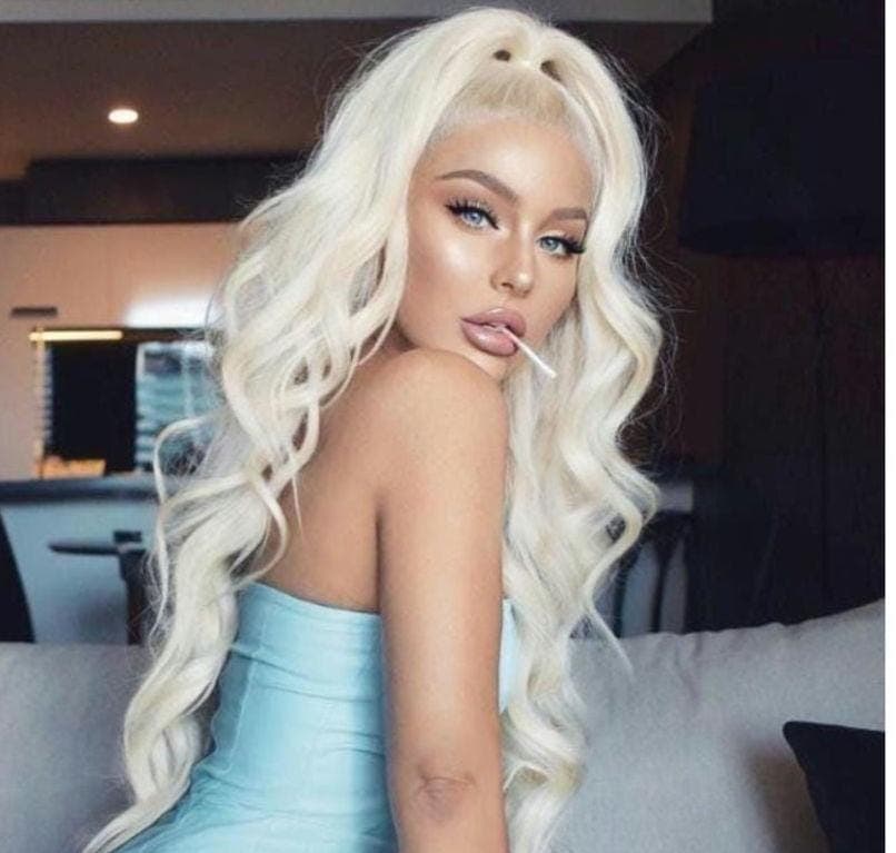 Sahara Blue Blonde Lace Front Wig!!