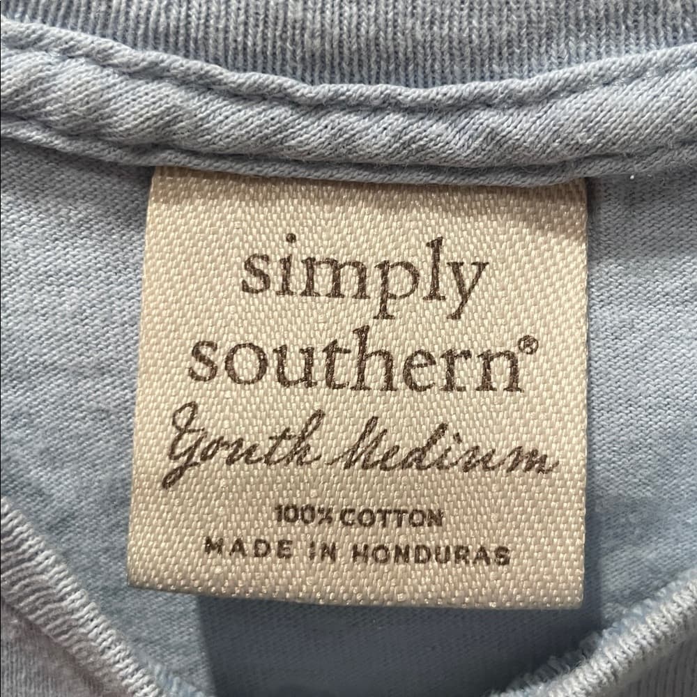 Simply Southern Sky Blue Girls Tee