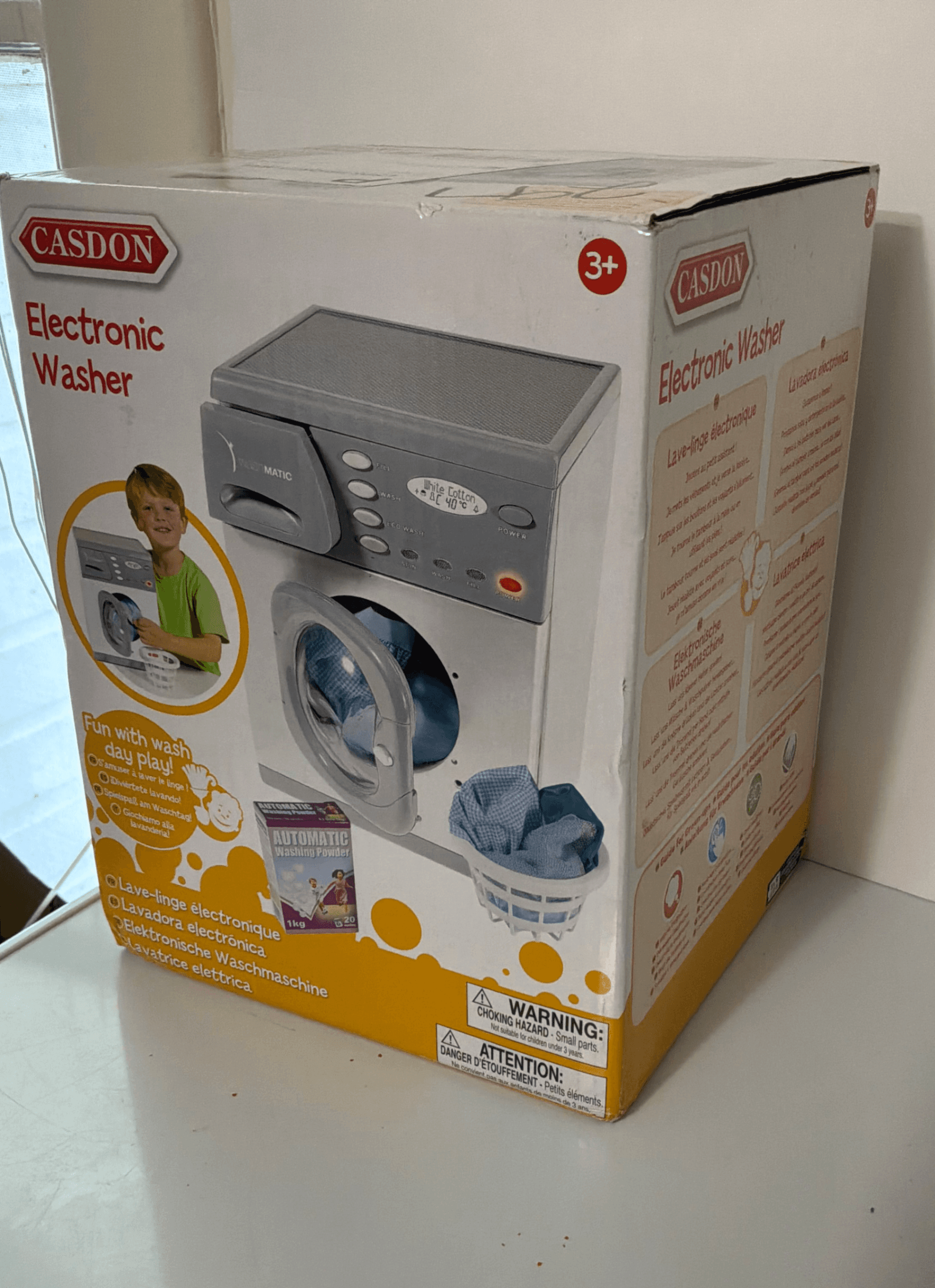 Casdon Electronic Washer Toy for Kids 3+