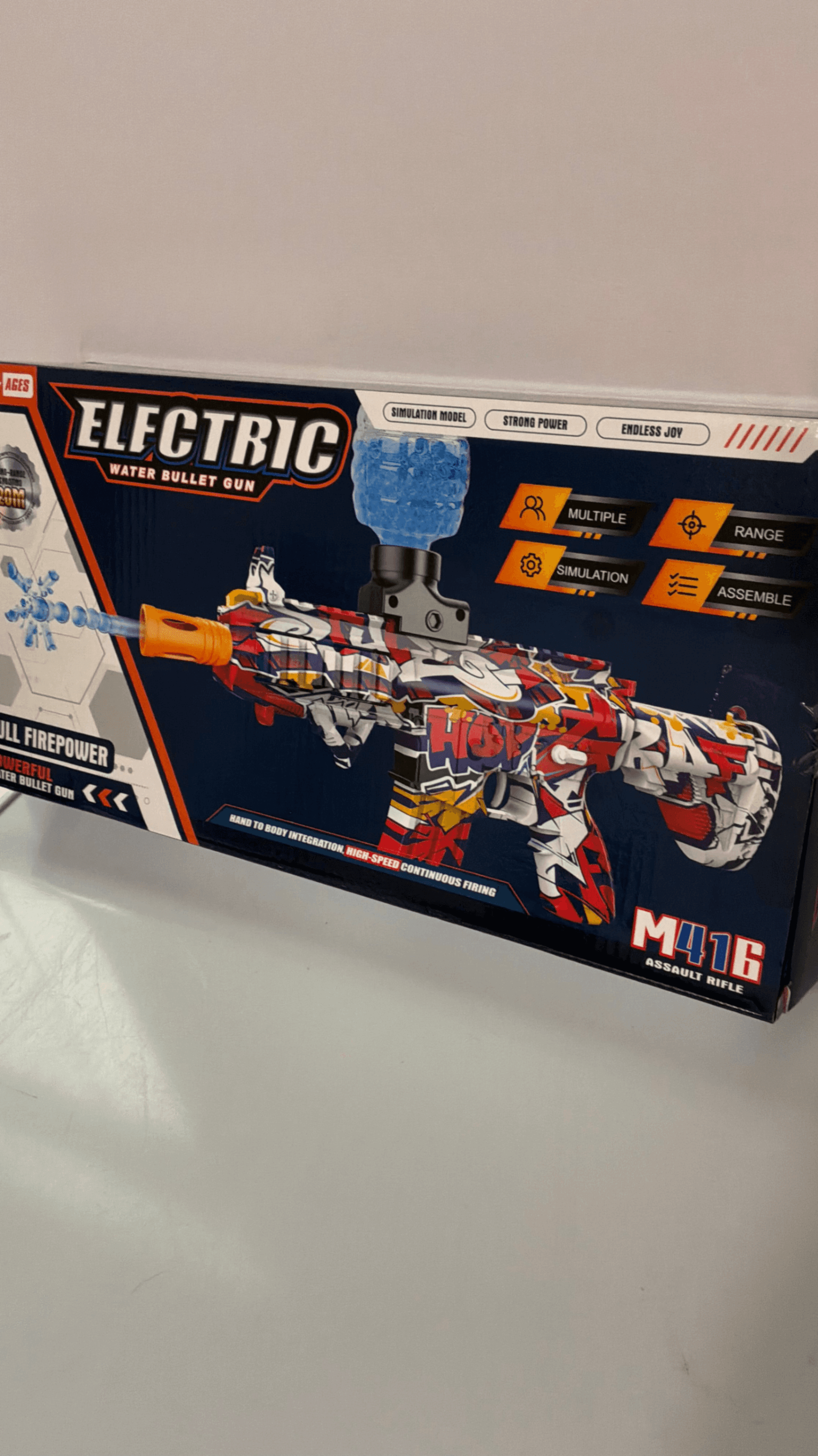 Electric M416 Water Bullet Gun Toy