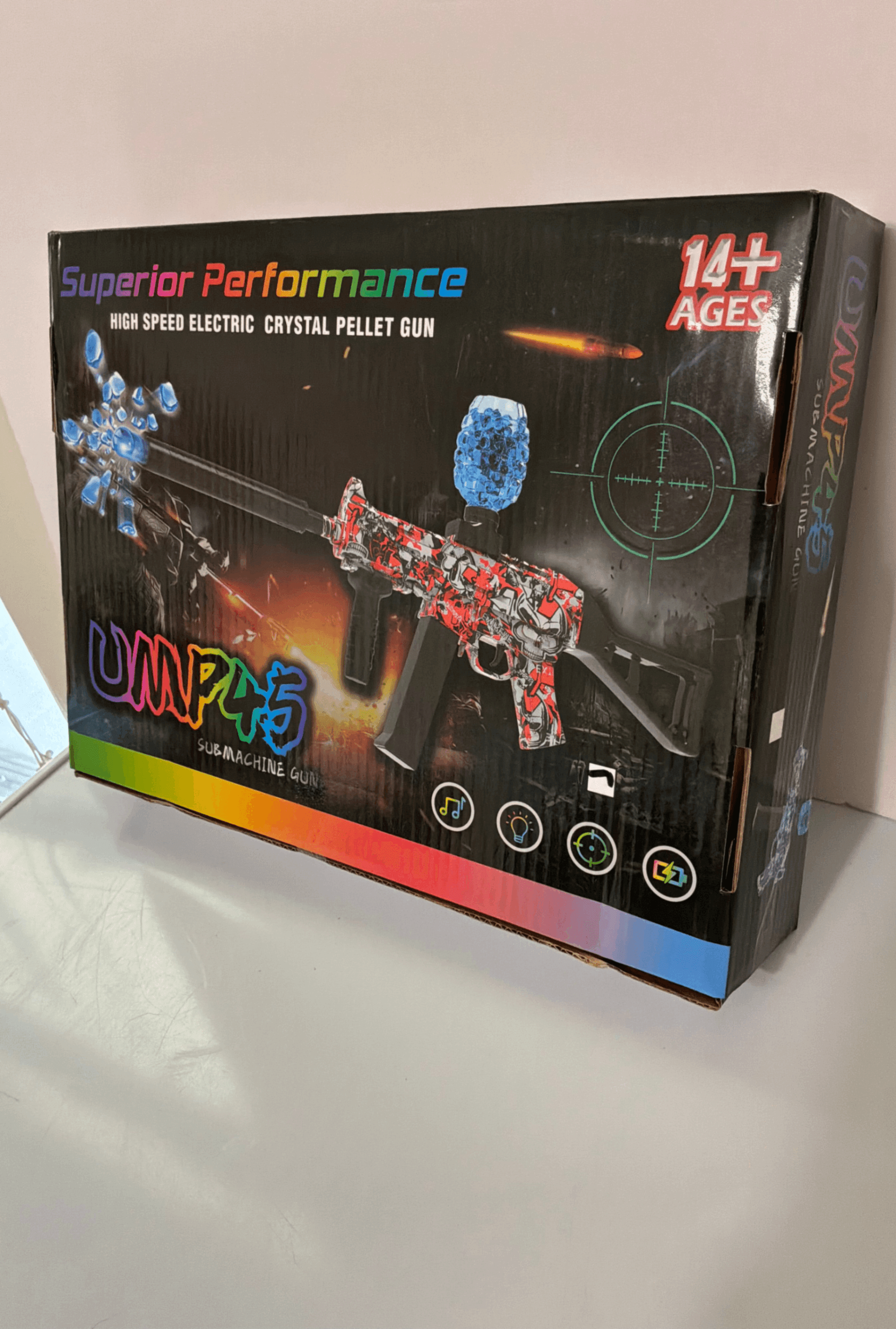 UMP45 High Speed Electric Crystal Pellet Gun