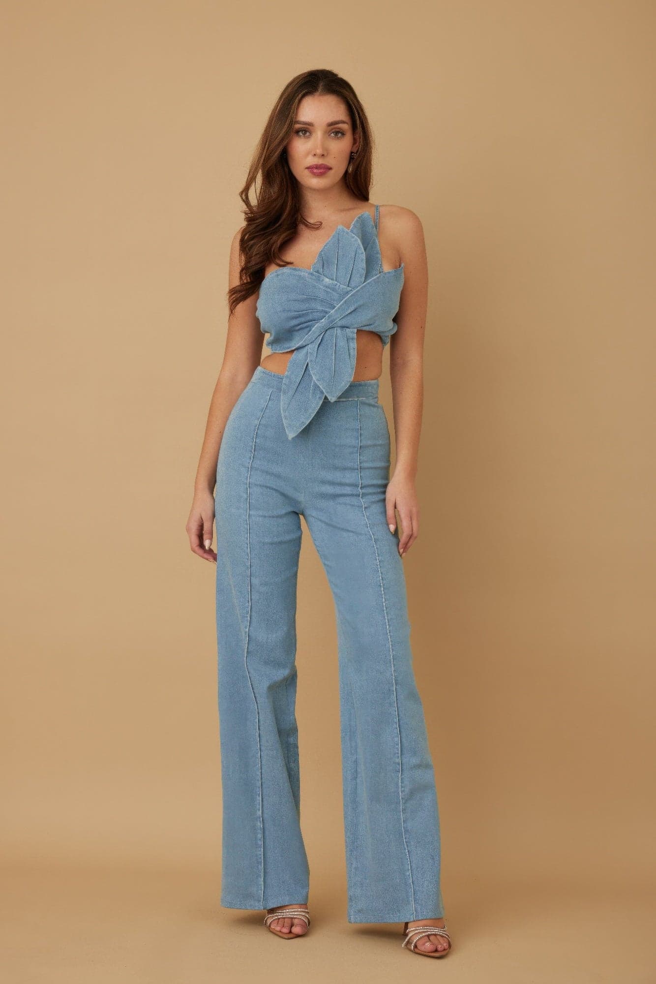 Single Strap Wrap Flower Set - M
