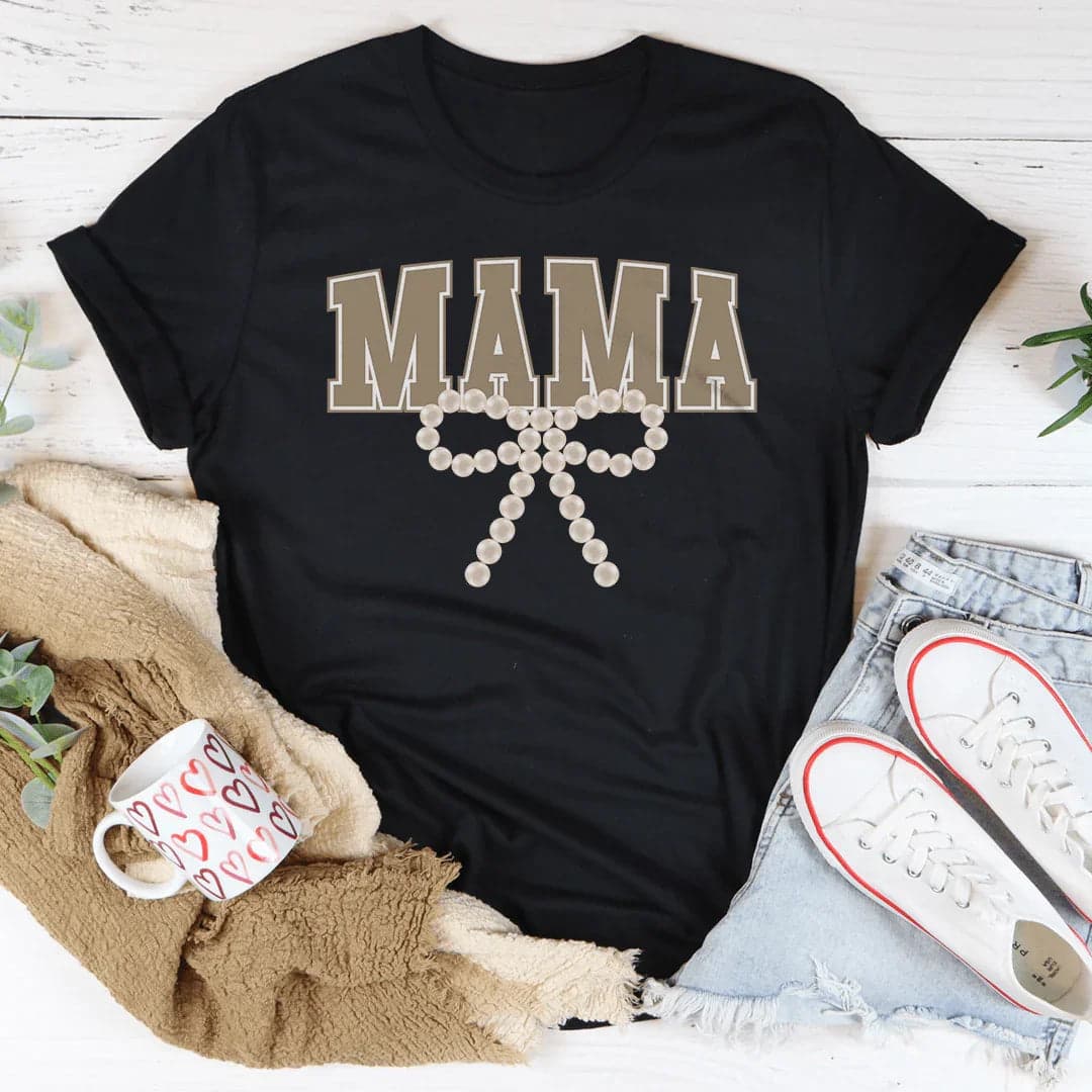 Mama Tee - Black Heather / XL