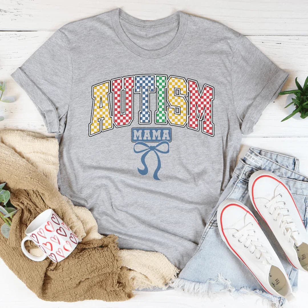 Autism Mama Tee - Ash / XL