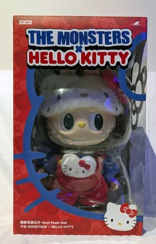 Pop Mart The Monsters x Hello Kitty 15-inch Large Vinyl Plush Doll - NEW