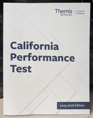 Themis Bar Review - California Performance Test - 2025-2026 Edition - NEW
