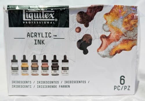 Liquitex Professional 3699315 Iridescents Acrylic Ink Set (6 X 30ml) - NEW