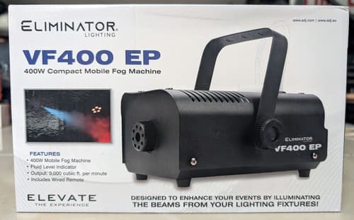 Eliminator Lighting VF400 EP - 400W Compact Mobile Fog Machine - NEW