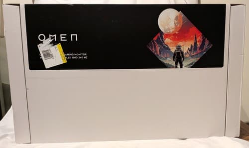 HP OMEN - Transcend 31.5" QD-OLED 4K UHD 240Hz Gaming Monitor - NEW