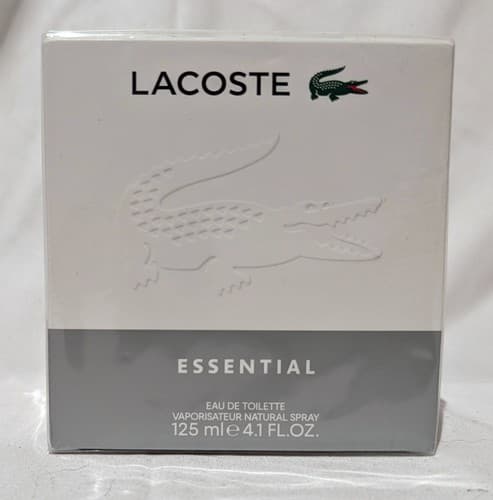 Lacoste Essential Eau De Toilette Spray For Men 4.1 fl.oz / 125ml - NEW