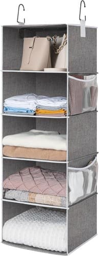 Storageworks 5-Shelf Jumbo Hanging Storage Closet - NEW