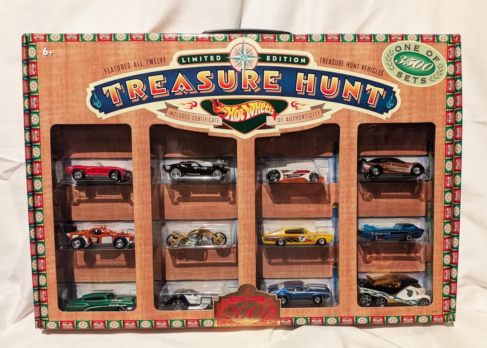 Hot Wheels J.C. Penney 2001 Treasure Hunt 12 Cars Limited Edition, 1/3500 - NEW
