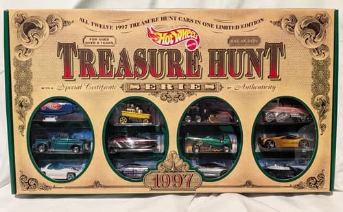 Hot Wheels 1997 Treasure Hunt 12 Cars Limited Edition Set, 1/5000 - NEW