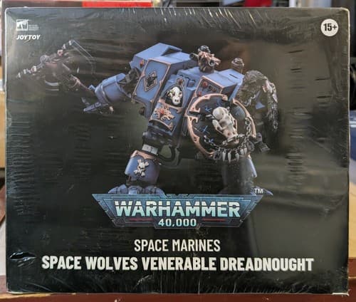 Joytoy X Warhammer 40K Space Marines: Space Wolves Venerable Dreadnought - NEW