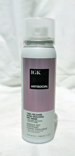 IGK Antisocial Dry Hair Mask - Travel - 1.7oz - NEW