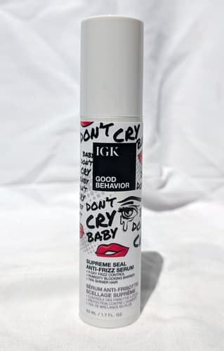 IGK Good Behavior Supreme Seal Anti-Frizz Serum - 1.7oz - NEW