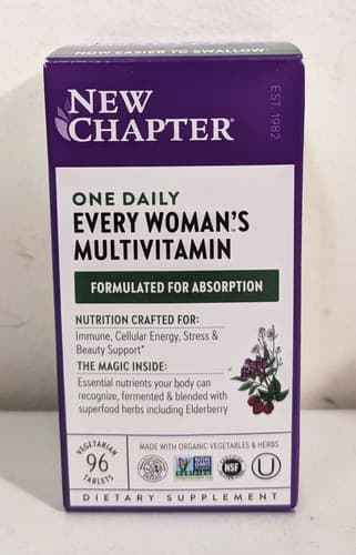 New Chapter Every Woman's One Daily Multivitamin - 96ct Tabs - EXP 02/27 - NEW