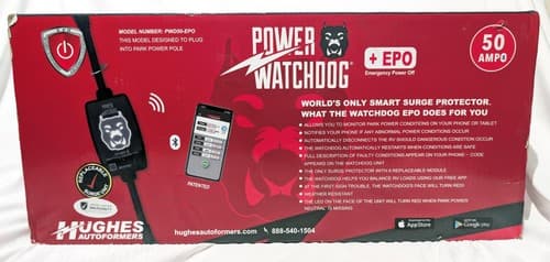 Hughes Autoformers PWD50-EPO 50AMP Power Watchdog Smart RV Surge Protector - NEW