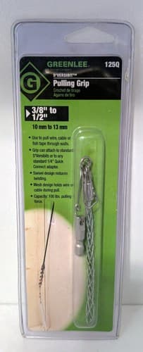 Greenlee Pulling Grip Quick Change 3/8" x1/4" - 125Q - NEW