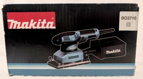 Makita BO3710 1/3 Sheet Electric Finishing Orbital Sander 11,000 OPM Blue - NEW
