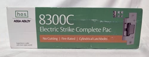HES 8300C-630 Electric Strike Plate - Complete Pac Satin Stainless Steel - NEW
