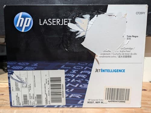 HP 89Y CF289Y Black Original LaserJet Extra High-Yield Toner Cartridge - NEW