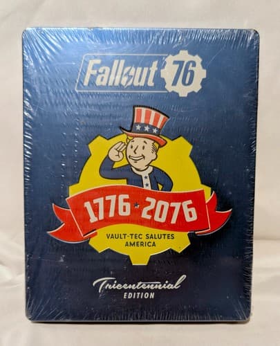 Fallout 76 1776-2076 Vault-Tec Salutes America Tricentennial Edition PS4 - NEW