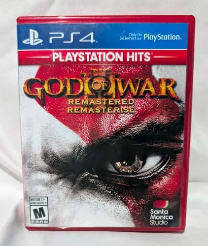 God of War III Remastered PlayStation Hits (PS4, 2015) Action Video Game