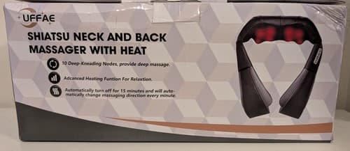 Uffae Shiatsu Neck and Shoulder Massager/Kneader - NEW