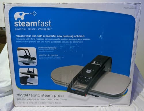 Steamfast SF-680 Digital Steam Press with Multiple Fabric Settings (Black) - NEW