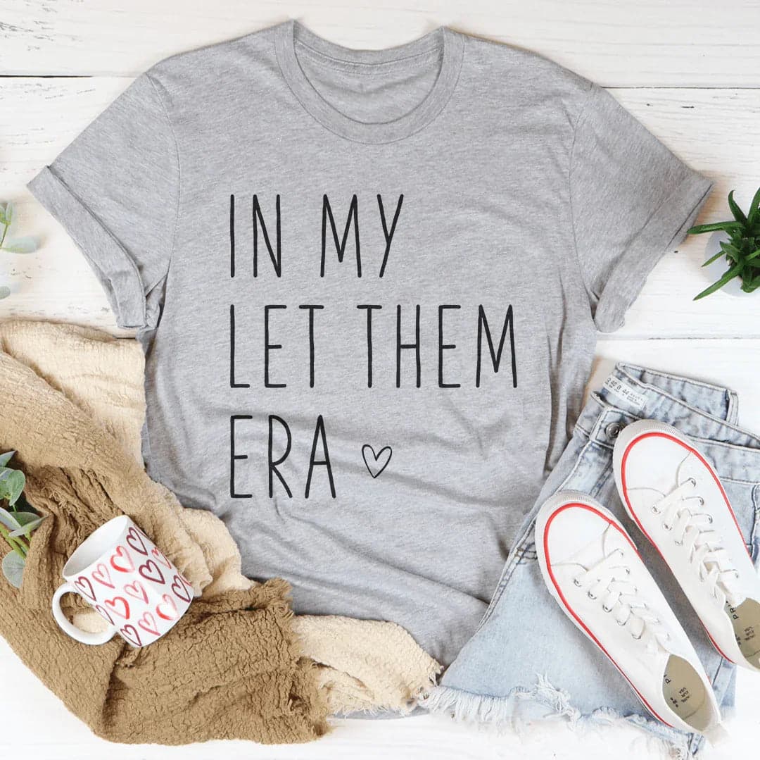 In My Let Them Era Tee - Pink / M
