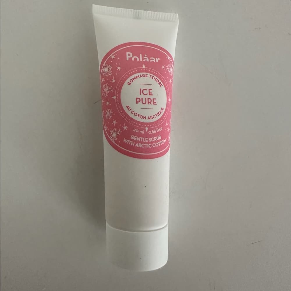 NEW Polaar Ice Pure Gentle Face Scrub With Arctic Cotton 20ml Travel Size