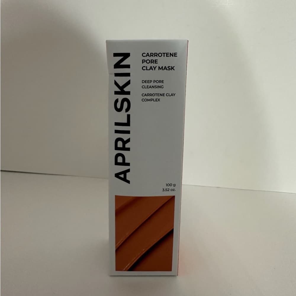 NIB AprilSkin Carrotene Pore Clay Mask 100g Deep Cleansing Korean Skincare
