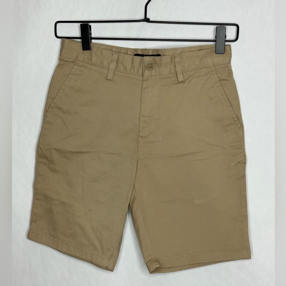 Nordstrom Khaki Cotton Bermuda Shorts Size 10 Classic Tailored Casual SEE NOTE