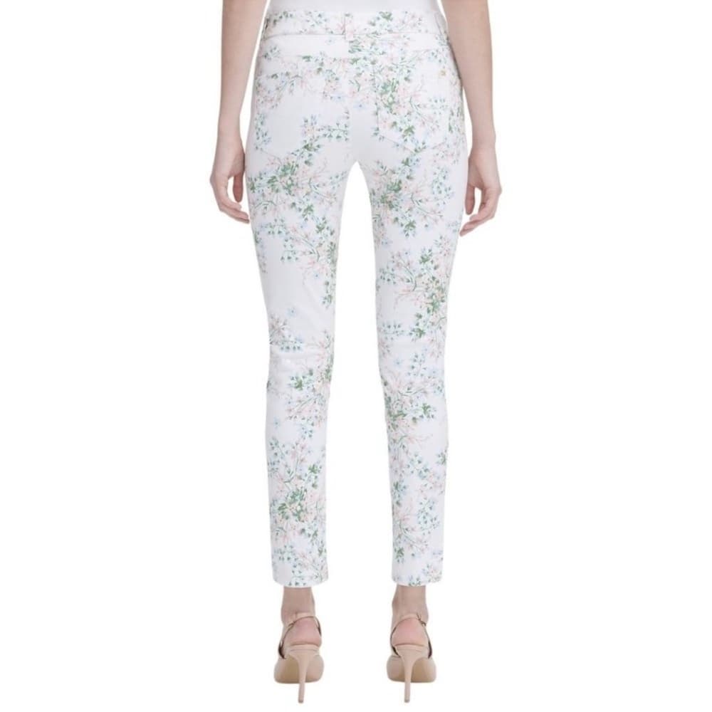Calvin Klein Romantic Spring Summer Dreamy Floral Print Pants Women’s Size 8