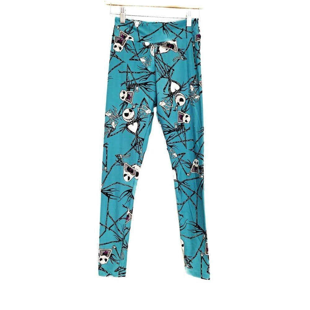NWT Nightmare Before Christmas Disney Lularoe Jack Skellington Leggings One Size