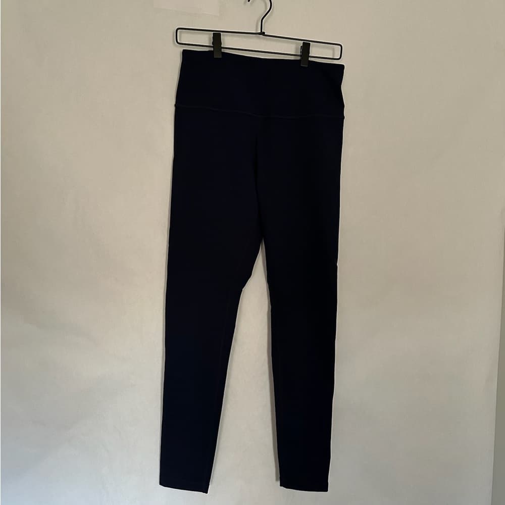 Zella Dark Navy Blue Workout Fitness Sport Leggings Size Large